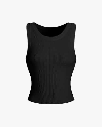 Eenvoudig geribbeld tanktopje