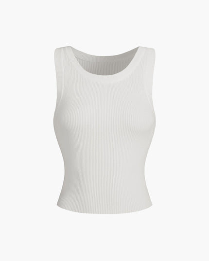Eenvoudig geribbeld tanktopje