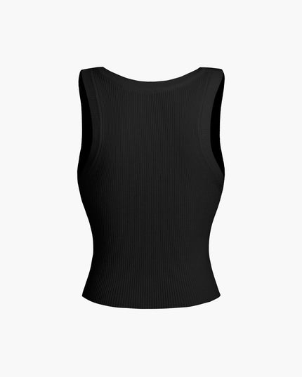 Eenvoudig geribbeld tanktopje