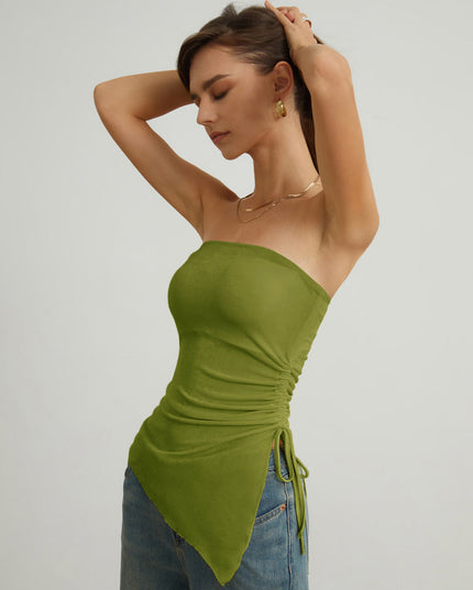 Elegante lange strapless top