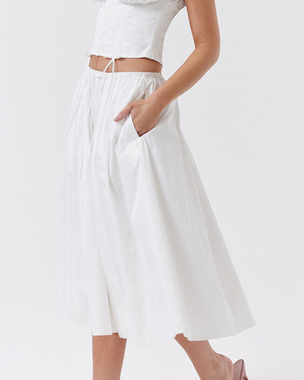 Esthetiek Losse Maxi-rok met rits