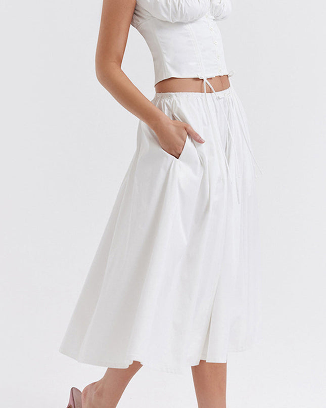 Esthetiek Losse Maxi-rok met rits