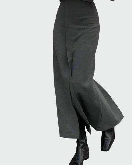 Elegante maxi-rok met split aan de voorkant