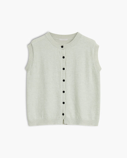 Casual vest met knoopsluiting