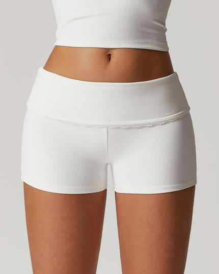 Sportshorts met middelhoge taille