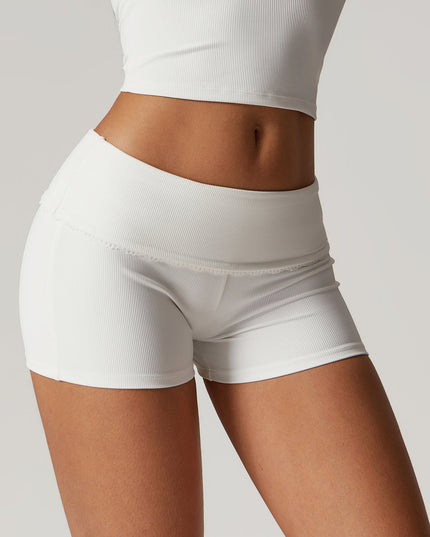 Sportshorts met middelhoge taille