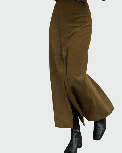 Elegante maxi-rok met split aan de voorkant