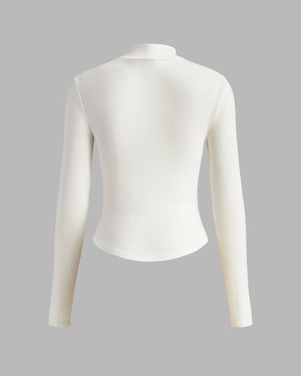 Zwemshirt met hoge kraag