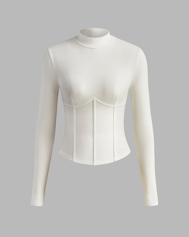 Zwemshirt met hoge kraag