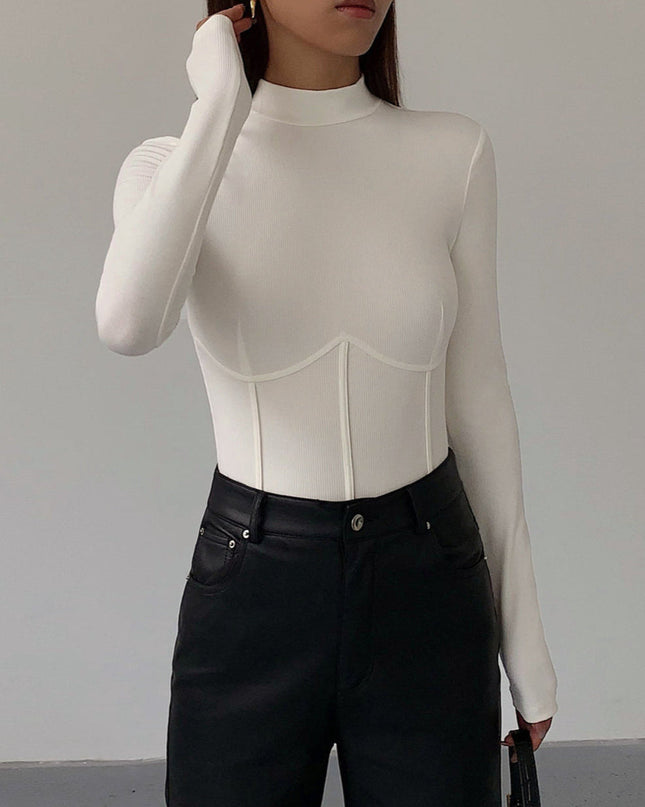 Zwemshirt met hoge kraag