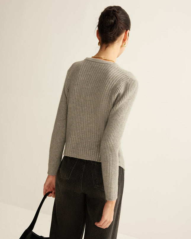 Splitvest met knoopsluiting