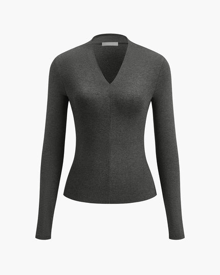 V-hals T-shirt