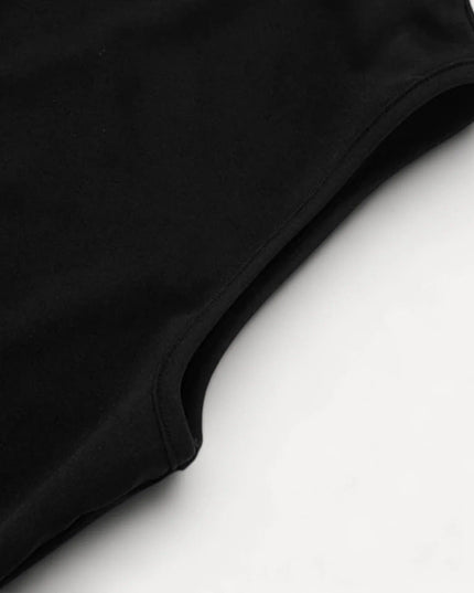 Clayre zwart-wit contrast mini-jurk