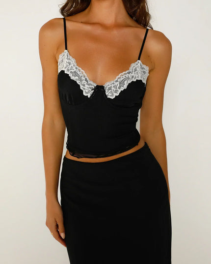 Vintage kanten top