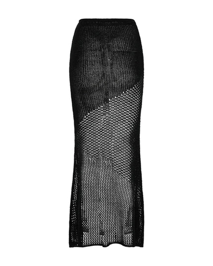 Geraffineerde gebreide zomertop met rok
