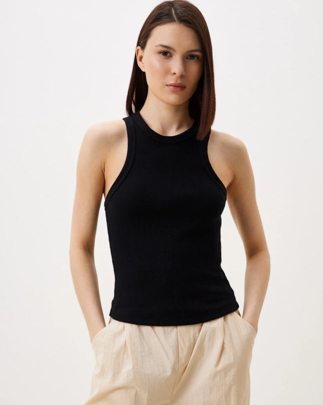 Eenvoudig geribbeld tanktopje