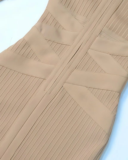 Elegante midi-jurk van Lewes met opstaande kraag