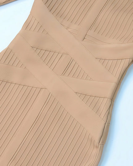 Elegante midi-jurk van Lewes met opstaande kraag