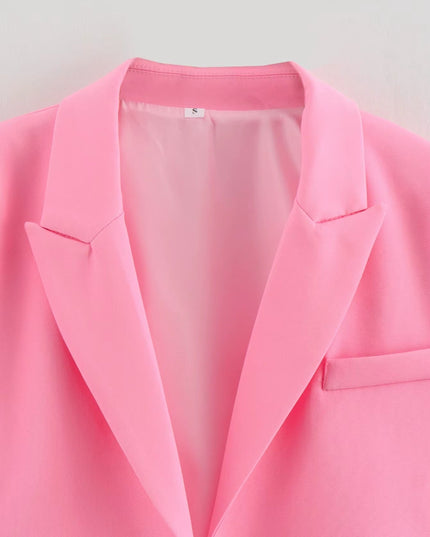 Korte elegante jas met open voorkant