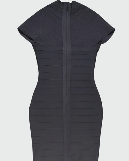 Denira roze mini-jurkje met bandage-design
