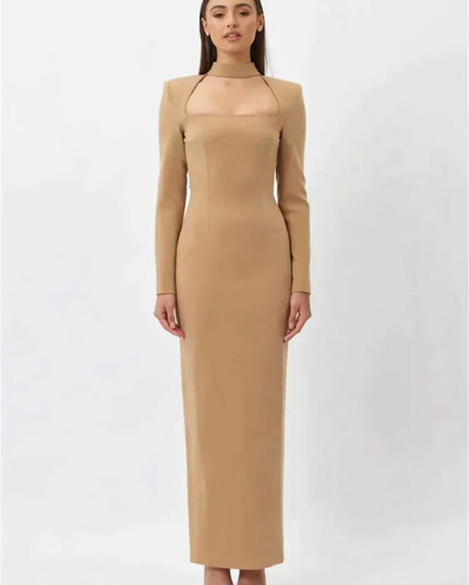 Lange mouwen jurk met strass steentjes