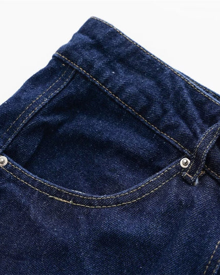 Denim shorts met zak