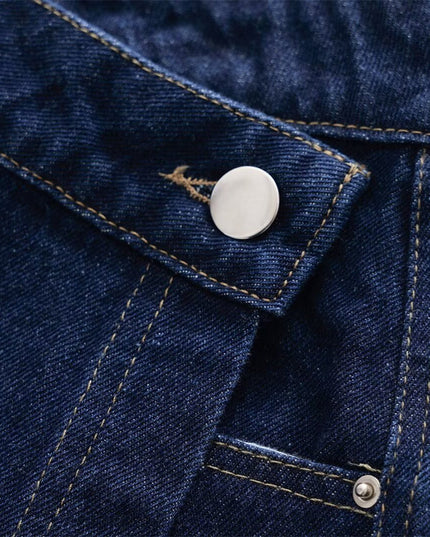 Denim shorts met zak