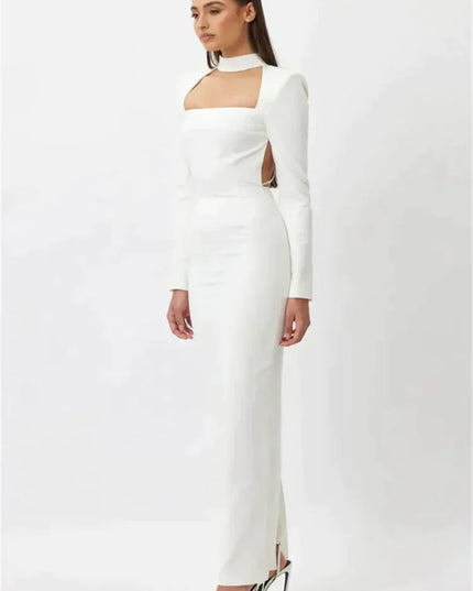Lange mouwen jurk met strass steentjes