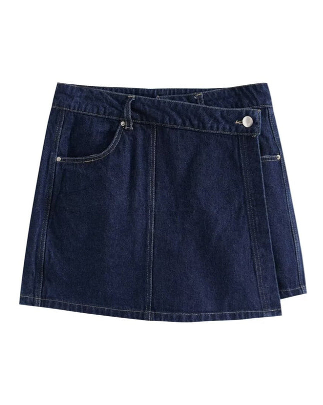 Denim shorts met zak
