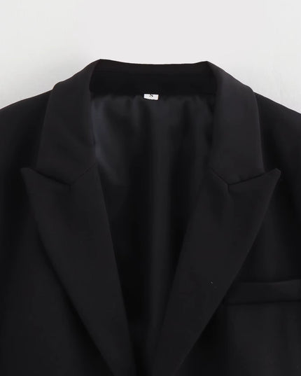 Korte elegante jas met open voorkant