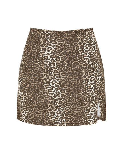 Rok met luipaardprint