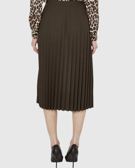 Geplooide Molis midi-rok in een casual stijl