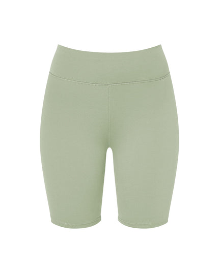 Sportieve, slanke shorts met hoge taille