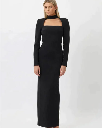 Lange mouwen jurk met strass steentjes
