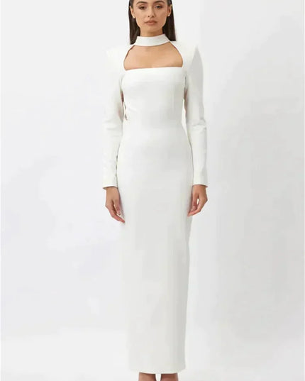 Lange mouwen jurk met strass steentjes