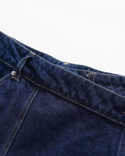 Denim shorts met zak