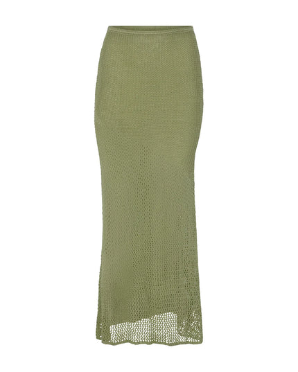 Geraffineerde gebreide zomertop met rok