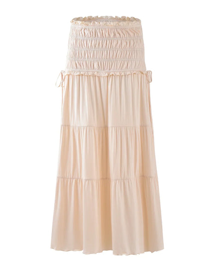 Gedraaide top met lange rok