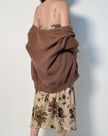 Vintage maxi-jurk met bloemen
