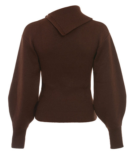 Elegante kasjmiermix trui met broek