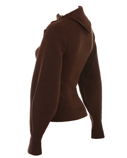Elegante kasjmiermix trui met broek