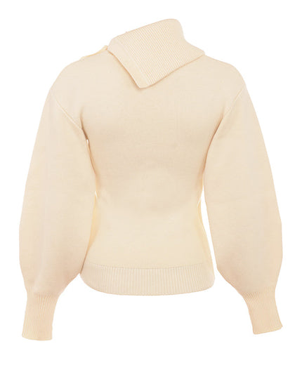 Elegante kasjmiermix trui met broek