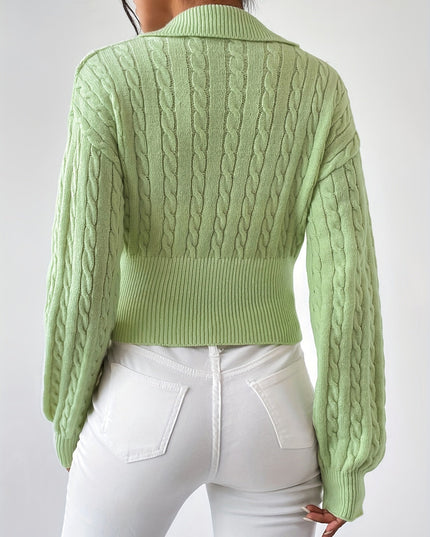 Gebreide top met col
