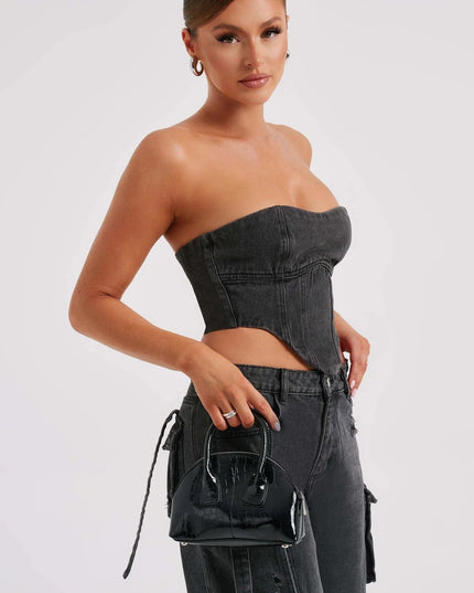 Denim korset en cargobroek