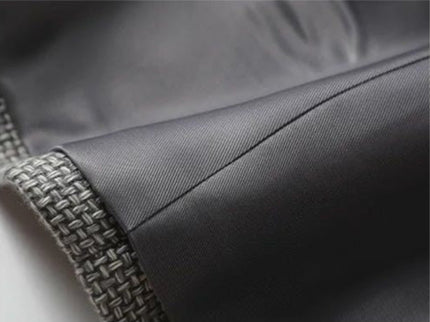 Elegant zwart-wit gebloemd vest
