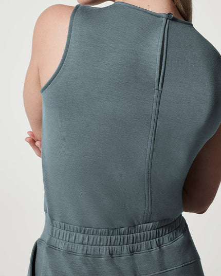 Casual crop top met wijde broek