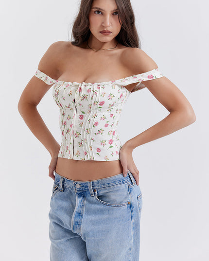 Casual top met bloemenpatroon