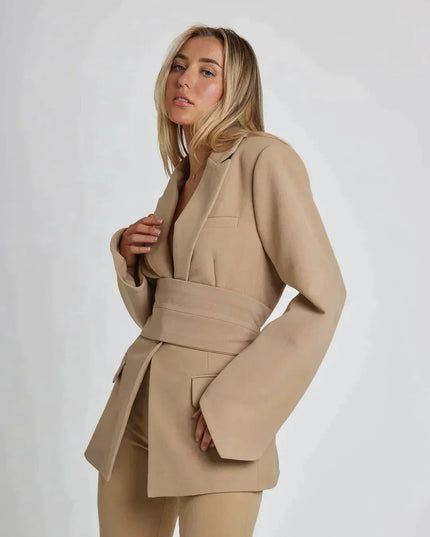 Blazer met tailleband