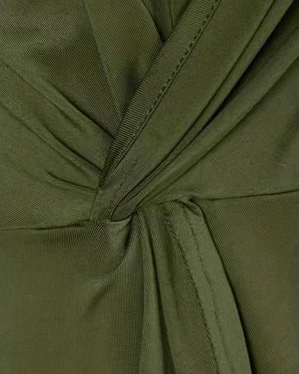 Elegante jurk met gedraaide spaghettibandjes