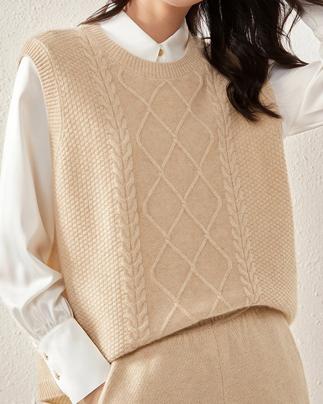 Gebreide vest